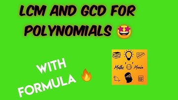HOW TO FIND GCD AND LCM FOR POLYNOMIAL | FORMULA | TAMIL