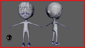 Maya  Tutorial | How To Modeling Character ( Boy) | Part-02
