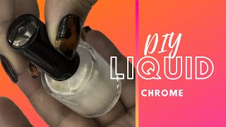 Creating My Own Liquid Chrome Nail Art Hack