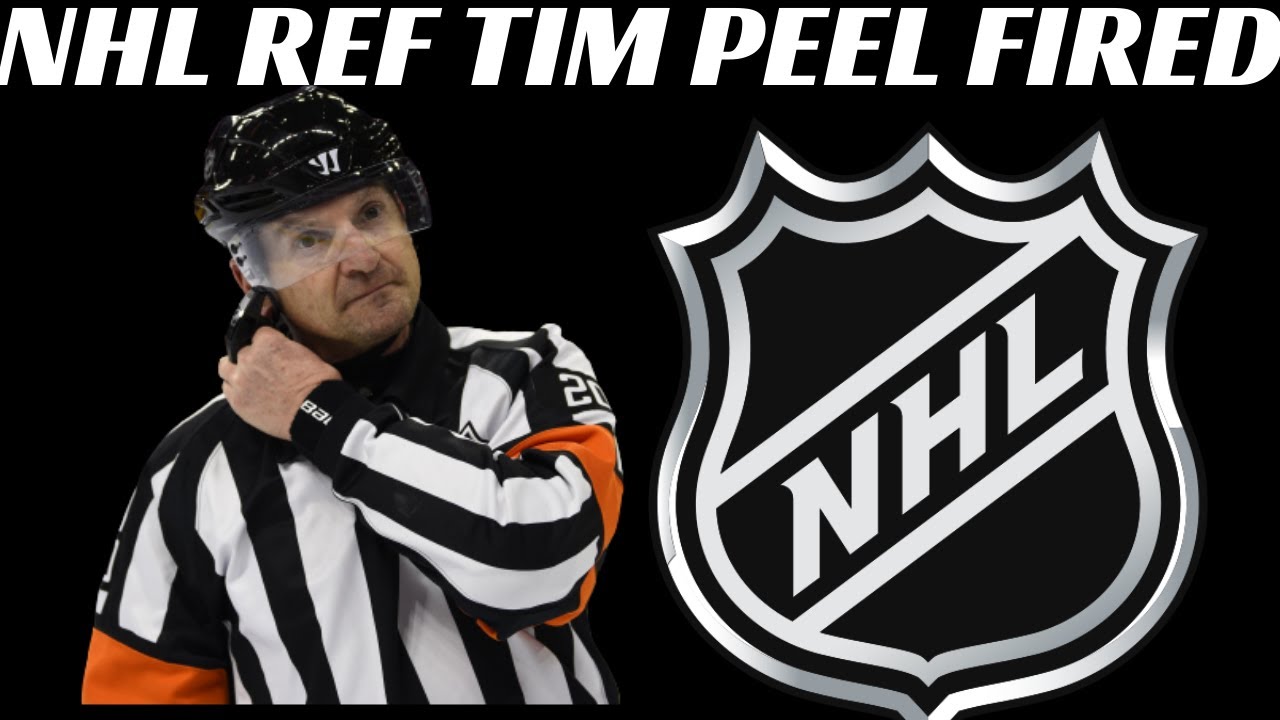 Referee Tim Peel's comments got him fired from NHL after long career