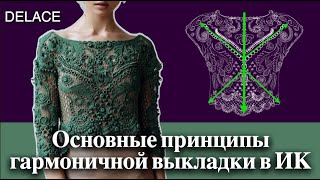 видео: Основы композиции. Работа с цветом. Сеточки в Ирландском кружеве картинка: Основы композиции. Работа с цветом. Сеточки в Ирландском кружеве