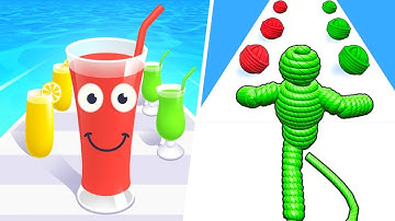 Juice Run 🆚 Rope Man - 🎃💣🎃 All Max Levels Walkthrough Gameplay Android,IOS