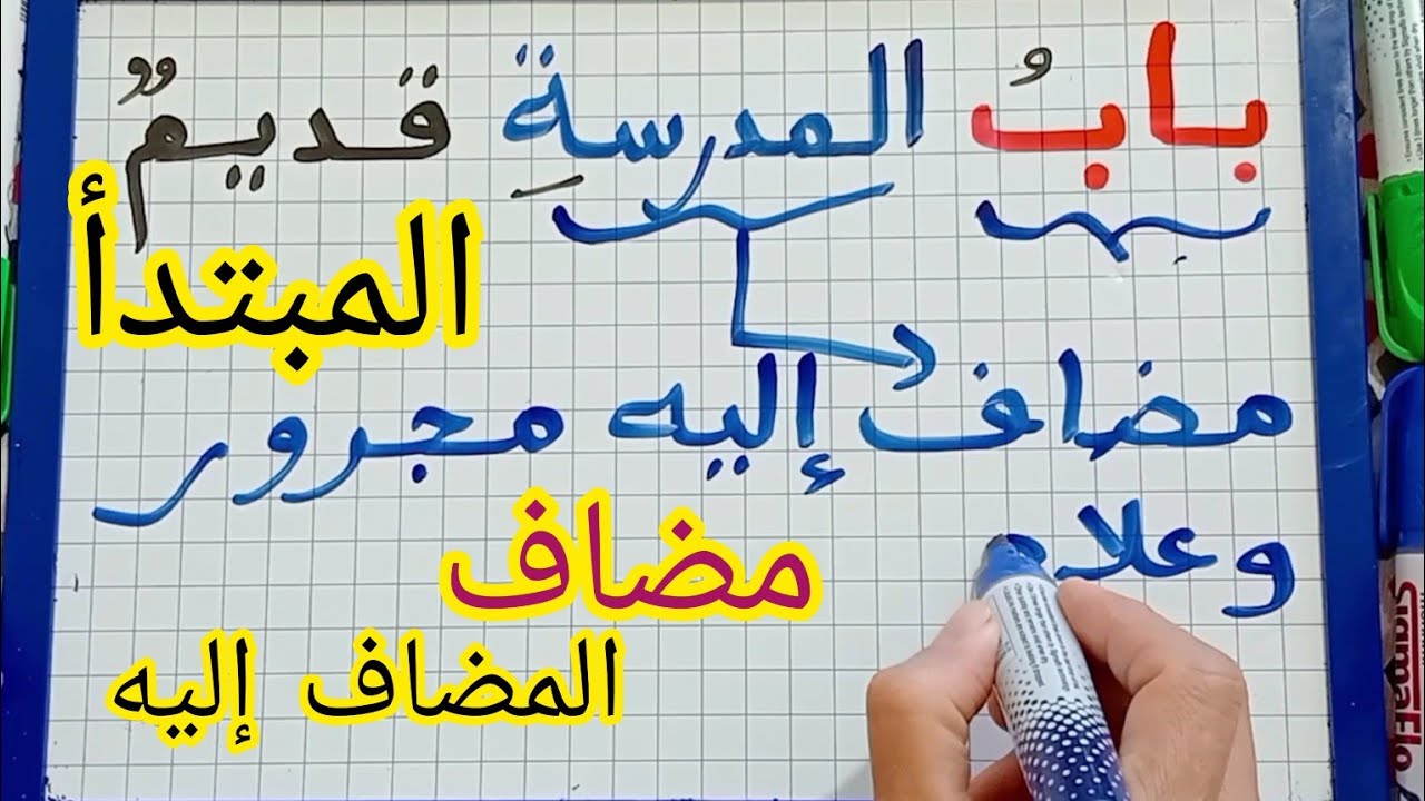 الدرس298:المبتدأ (مضاف  و المضاف إليه)/دروس المبتدأ والخبر(الجزء 5)