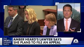 Amber Heard's lawyer plans to appeal verdict
