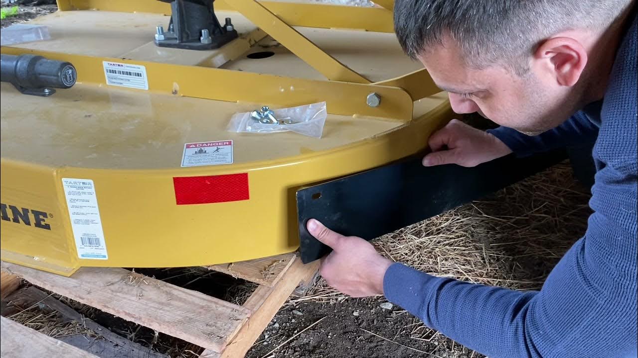 County Line Tarter Brush Hog Guard Installation YouTube