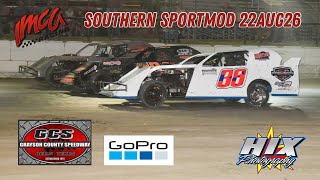 Athlete Statistics Grayson County Speedway Sportmod 22AUG26 GoPro