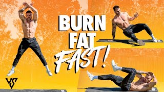 10 Minute Fat Burning At Home Workout  No Equipment Needed | V SHRED