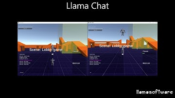Llama Chat - Unity/UNET Social Platform - Lobby Demo