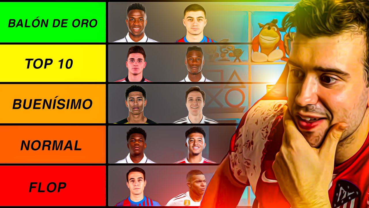 HACIENDO TIER LIST de las MAYORES PROMESAS del FÚTBOL ¿VINÍCIUS BALÓN