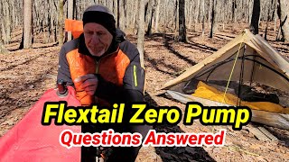 FLEXTAIL ZERO PUMP Questions Answered