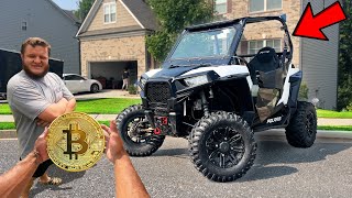 BUYING A RZR OFF FACEBOOK-MARKET WITH BITCOIN! (ONLY 0.000038 WORTH OF)