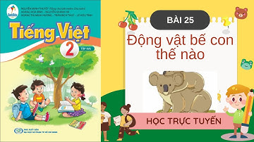 TIẾNG VIỆT LỚP 2 | BÀI 25 | ĐỘNG VẬT BẾ CON THẾ NÀO | SÁCH CÁNH DIỀU