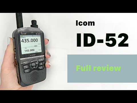 Флагманская любительская радиостанция Icom ID-52. Большой обзор