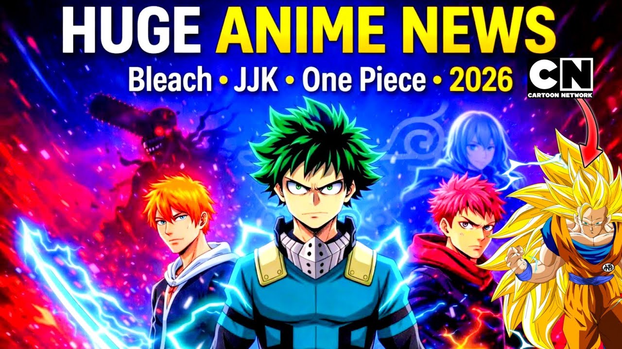 HUGE ANIME NEWS 2026 🔥 Bleach, JJK, One Piece, Dragon Ball Z & More | Hindi Anime Updates