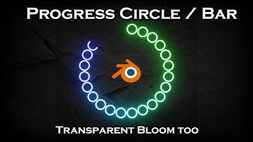 Coolest Progress Circle or Progress Bar - Blender Tutorial