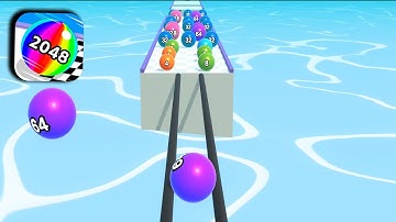 Max Level in BALL RUN 2048 levels Mobile Gameplay Walkthrough Android IOs Alltrailer Relaxing BR2KGF