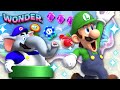 Luigi  smg4 play super mario bros wonder