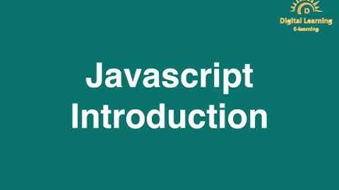 1 Javascript Introduction  | Online Training Download app from below link