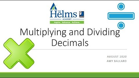 Multiplying and Dividing Decimals | GED, HiSET, and TASC Math Prep
