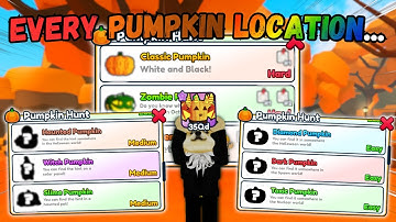 How To Find EVERY PUMPKIN in The REBIRTH CHAMPIONS: ULTIMATE *HALLOWEEN EVENT*