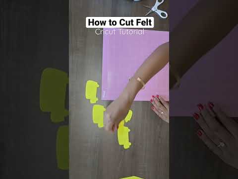 Video: ¿Cricut joy cut fieltro?