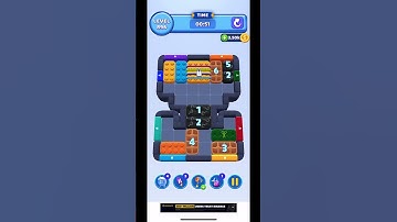 Level 896 color block jam solved #games #colorblocks #gaming #colorblockjam #level896