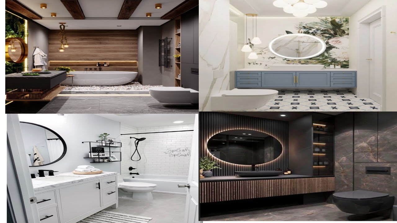 Contemporary Bathroom designs 2023 Modular Bathroom design YouTube