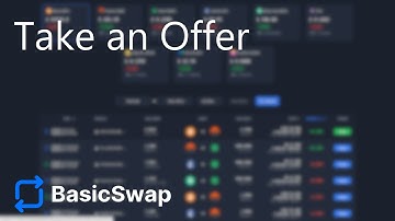 BasicSwap - Take an Offer