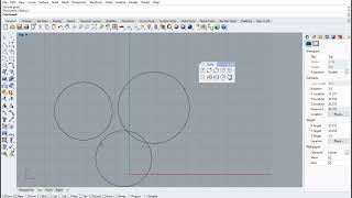 Rhino circle commands for beginner #rhino #tutorial #3d #tools