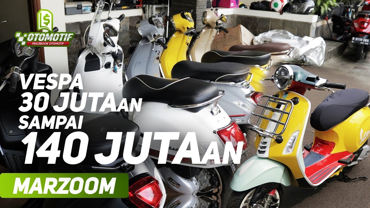 LENGKAP VESPA MATICNYA! Grebek Dealer Vespa Matic Bekas Juragan Vespa JKT #Marzoom