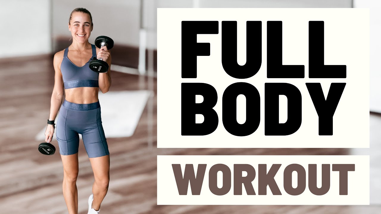 18 MIN FULL BODY WORKOUT | DUMBBELLS - YouTube
