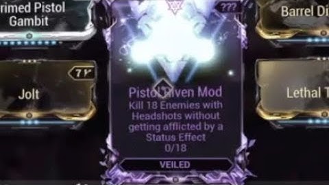 Wf riven-Kill Enemies with Headshot without getting afflicted by a status effect 2020 version