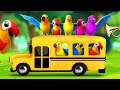 Chitti chilakamma  parrot 3d animation  wheels on the bus rhymes for kids  parrot songs