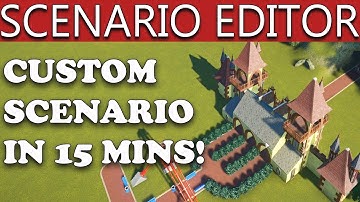 Planet Coaster Anniversary Update 1.4 SCENARIO EDITOR - 15 Minutes Of Scenario Building Gameplay!