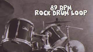 89 BPM Rock Pop Drums Backing Track