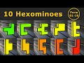 10 Softbody Hexominoes Compilation | Each separately | ASMR ❤️ C4D4U