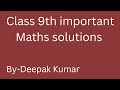 Class 9 maths Chapter -Circle Solution#education#video#@msdkeducationhub