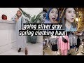 Final Hair Color: Silver Gray & Bershka Spring Clothing Haul | DTV #92