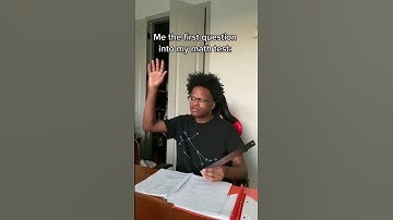 Me the first question into my math test 😒#shorts