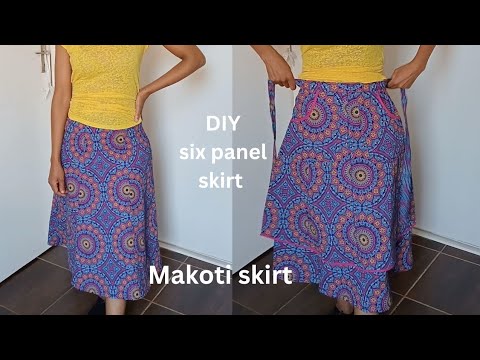 DIY basic six panel skirt | How to make a six panel skirt | Makoti ...