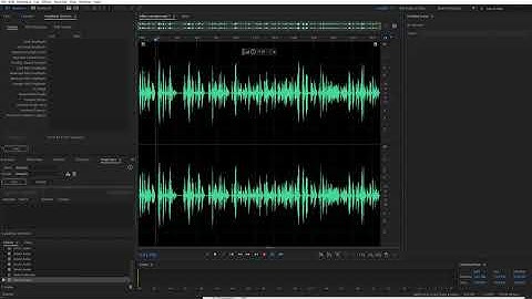 Adobe Audition Removing Background Noise Adding Studio Effects
