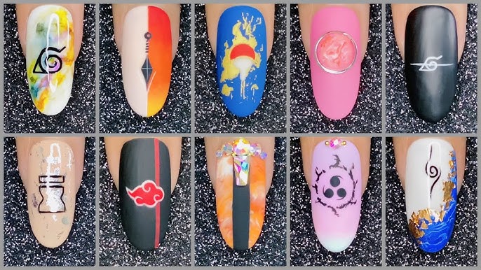 30 Adesivos para Unhas Naruto - Nuvens da Akatsuki, Produto p/ Unhas  Patroete Nunca Usado 84512548