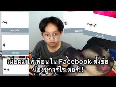 เมื่อผมให้เพื่อนใน Facebook ตั้งชื่อให้น้องชูการ์ไรเดอร์!!