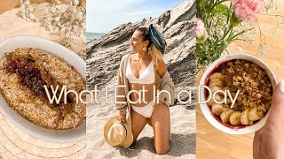 A VERY REALISTIC WHAT I EAT IN A DAY!!! Intermittent Fasting, Baked Oats & Acai Bowls || Talia Rose