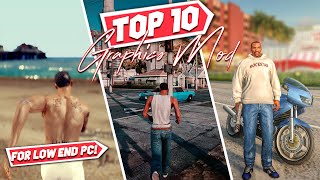 10 Best Graphics Mod To Make GTA San Andreas Ultra Realistic | For Low End PC!