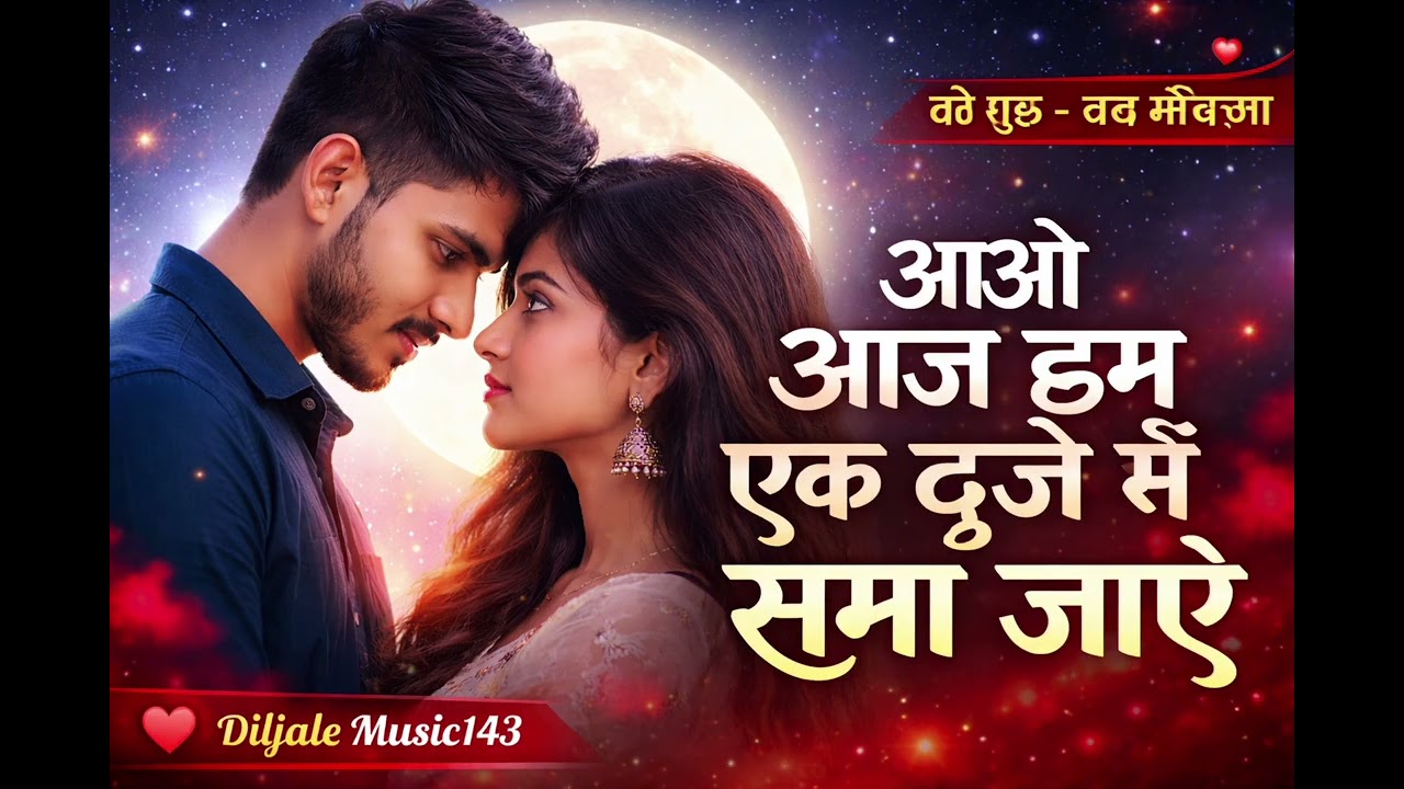 आओ आज हम एक दूजे में समा जाएं 💞 | Heart Touching Romantic Love Poetry Song | 