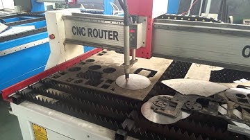 OMNI cnc plasma cutting 2mm steel video