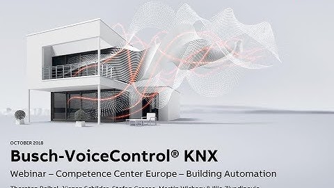 Webinar about Busch-VoiceControl® KNX