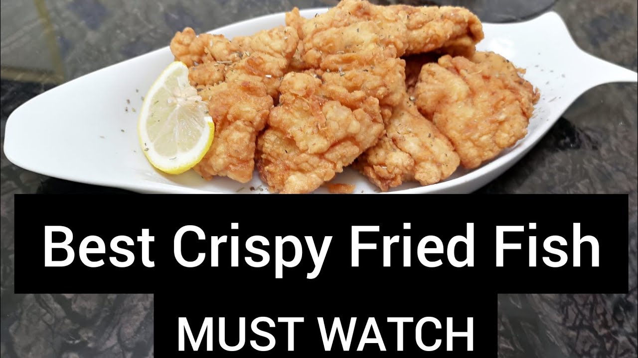 How to make Crispy Fried Fish | BEST FRIED FISH RECIPE EVER | VERY TASY
