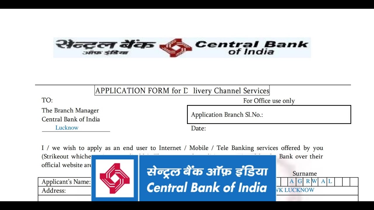 How to Start Internet Banking in Central Bank of India  